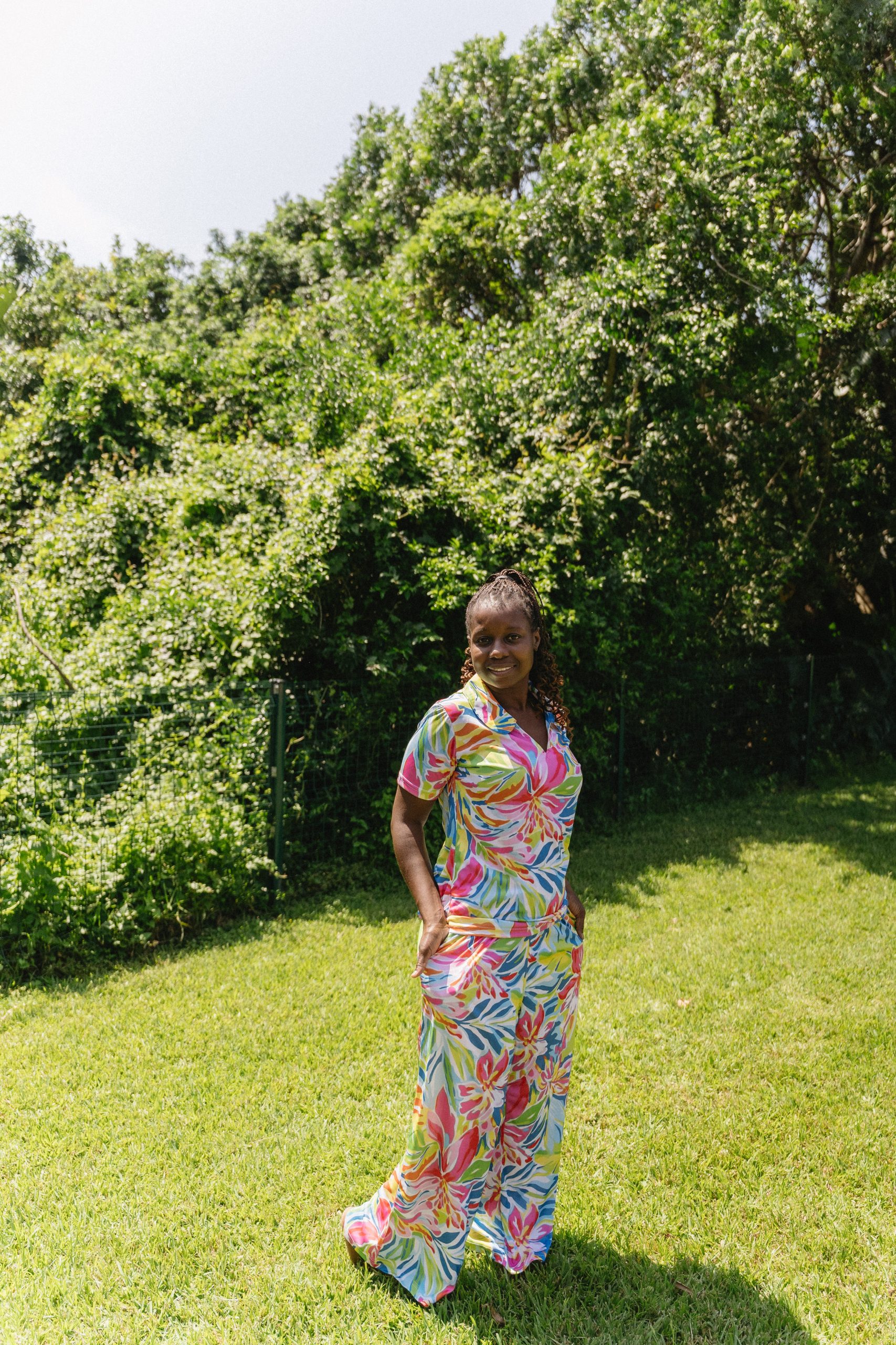Tropical Floral - Pants & Shirt Set - Image 7