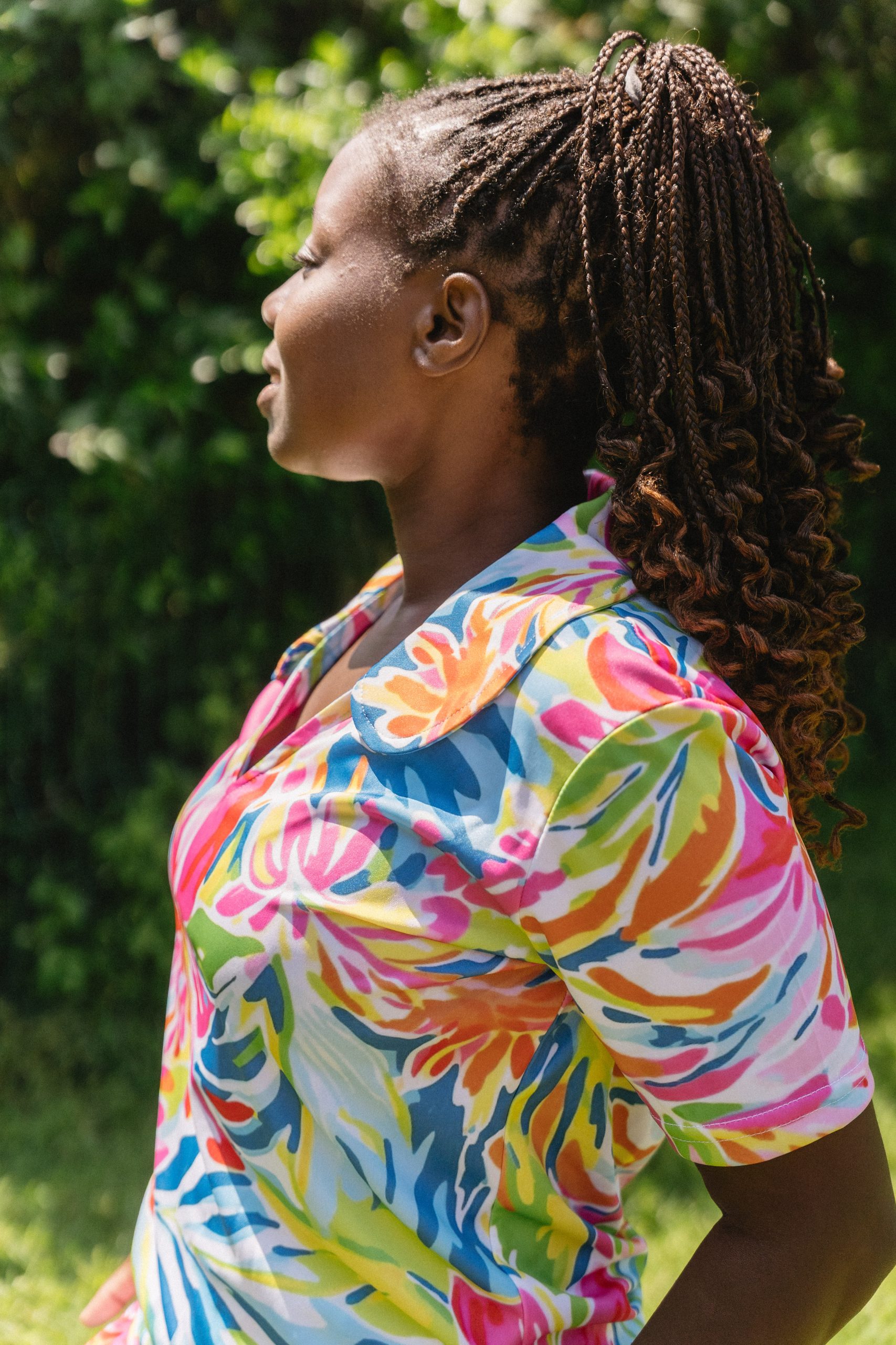 Tropical Floral - Pants & Shirt Set - Image 3