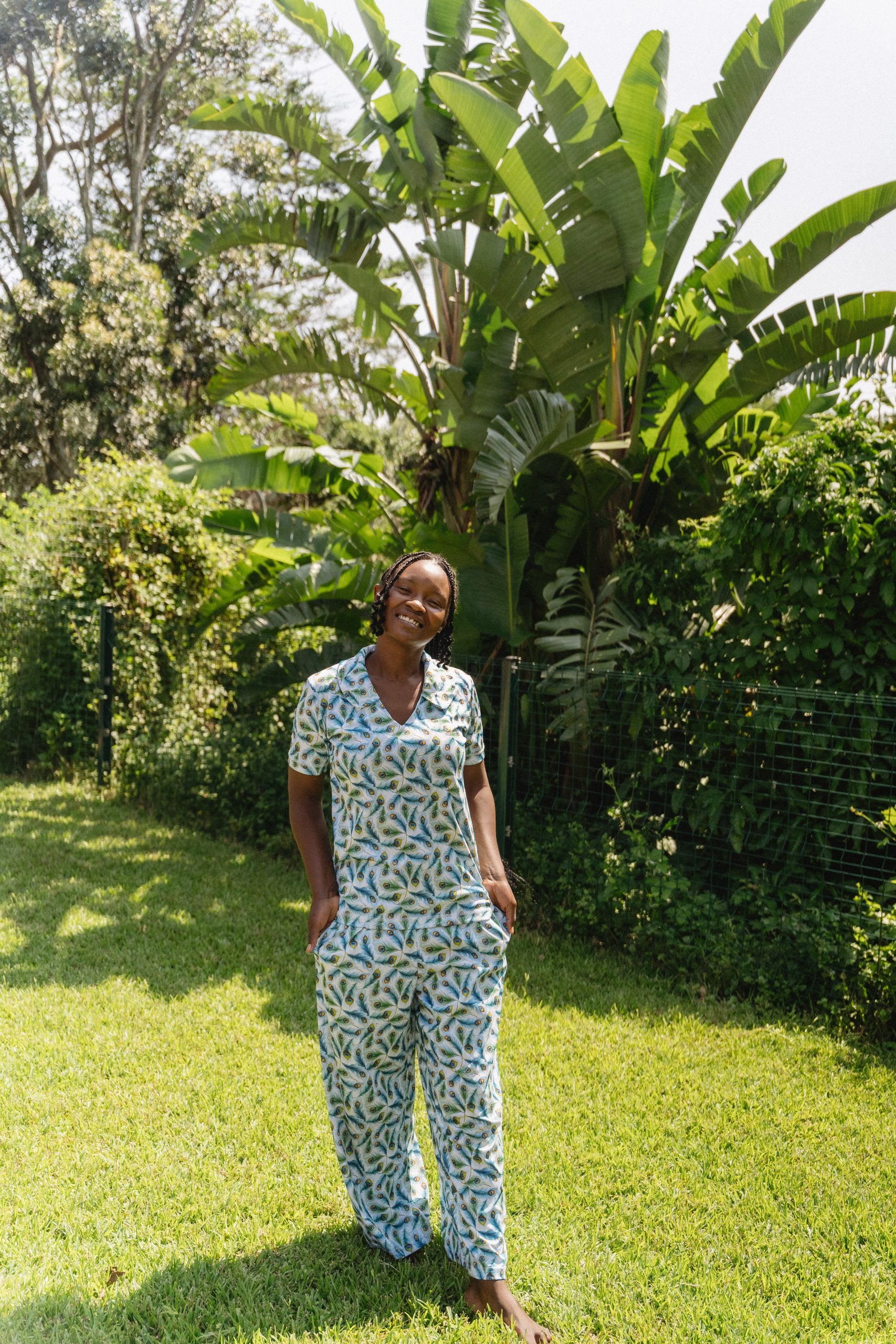 Peacock Pants & Shirt Set